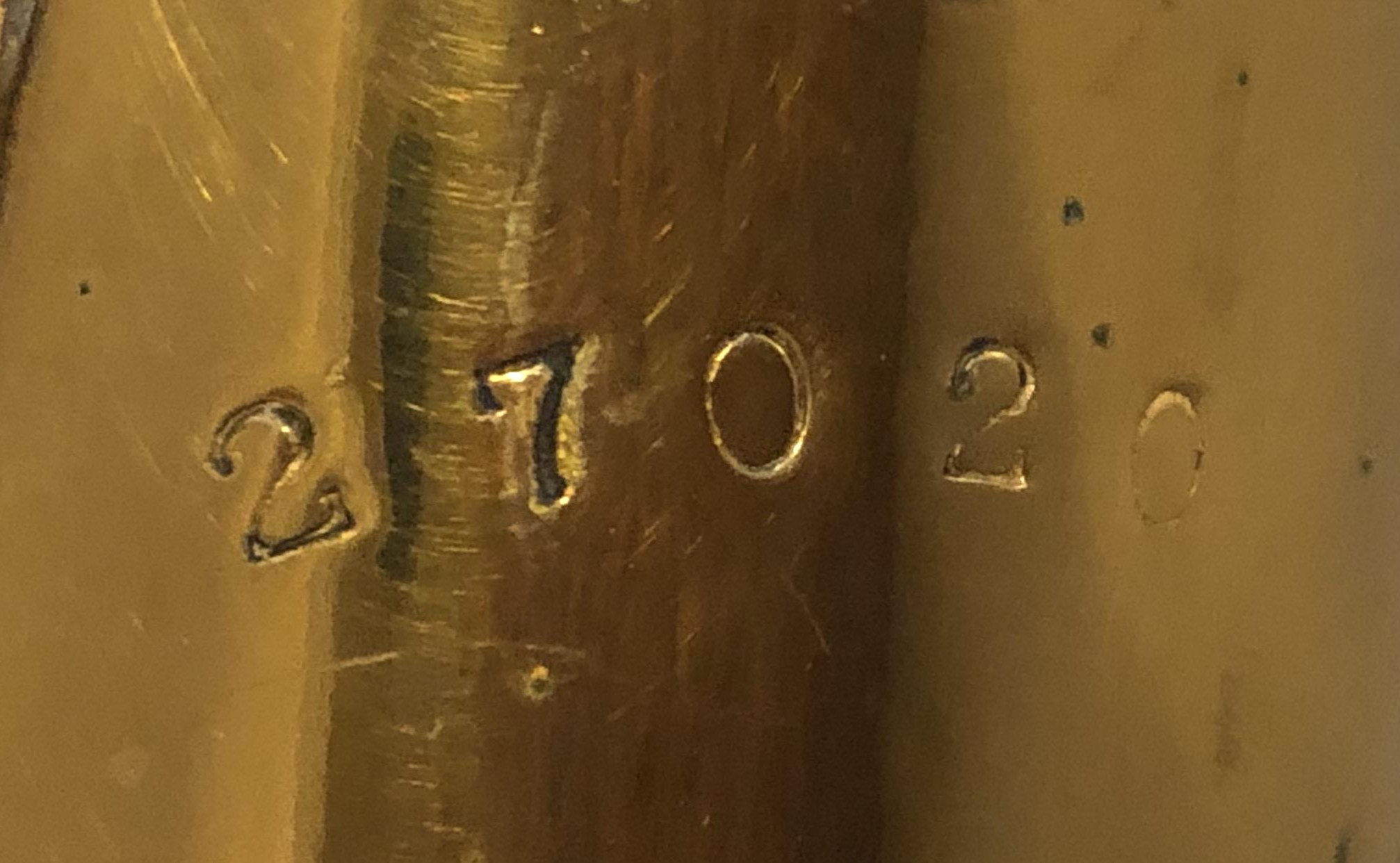 Horn Serial Number